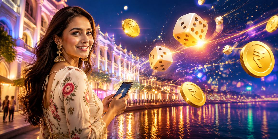 Indian Andar Bahar playing cards on table with chips